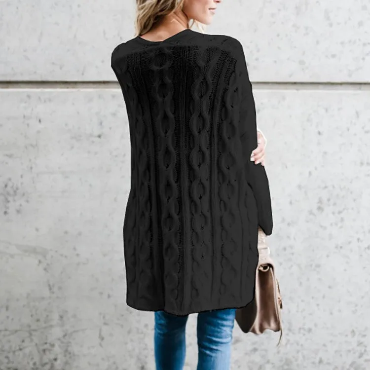 Twist Black Wholesale Women Sweater