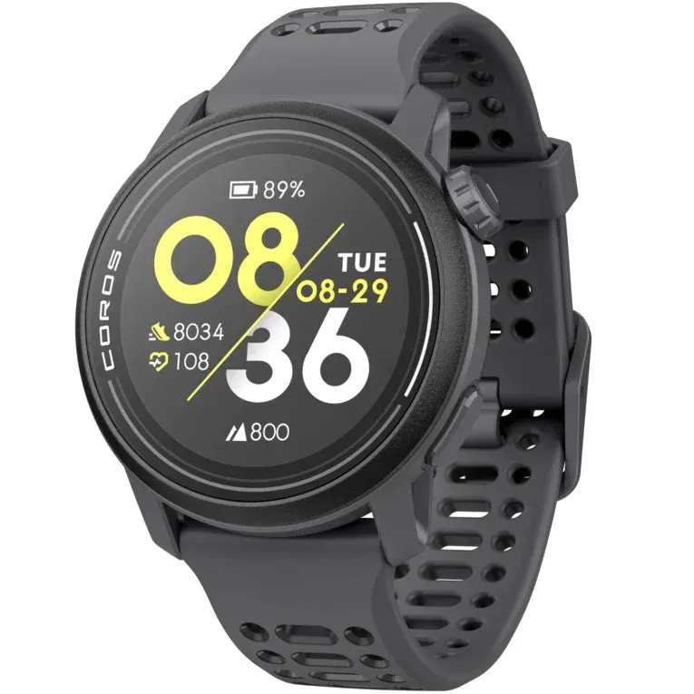 Unisex PACE 3 GPS Sport Watch - Black / Silicone Band