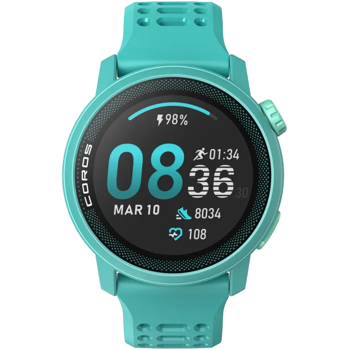 Unisex PACE 3 GPS Sport Watch - Emerald / Silicone Band