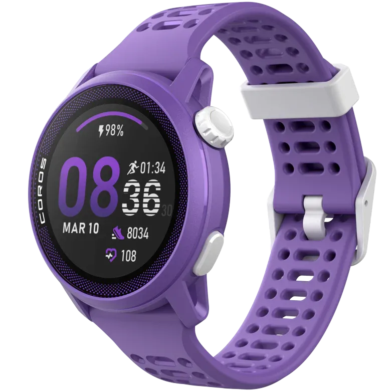 Unisex PACE 3 GPS Sport Watch - Violet / Silicone Band