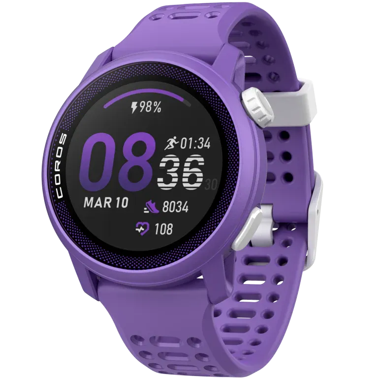 Unisex PACE 3 GPS Sport Watch - Violet / Silicone Band