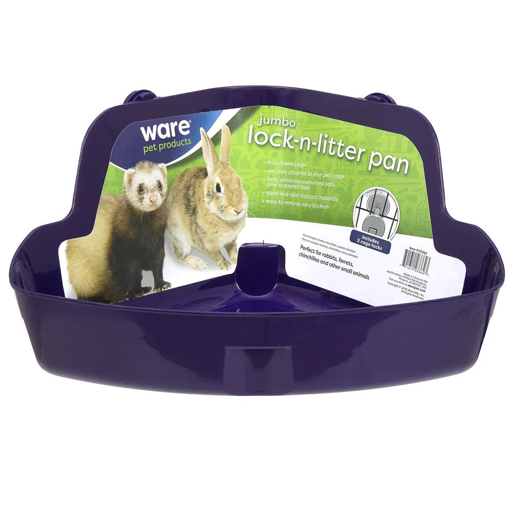 Ware Lock-N-Litter Pan for Small Animals, Color Varies