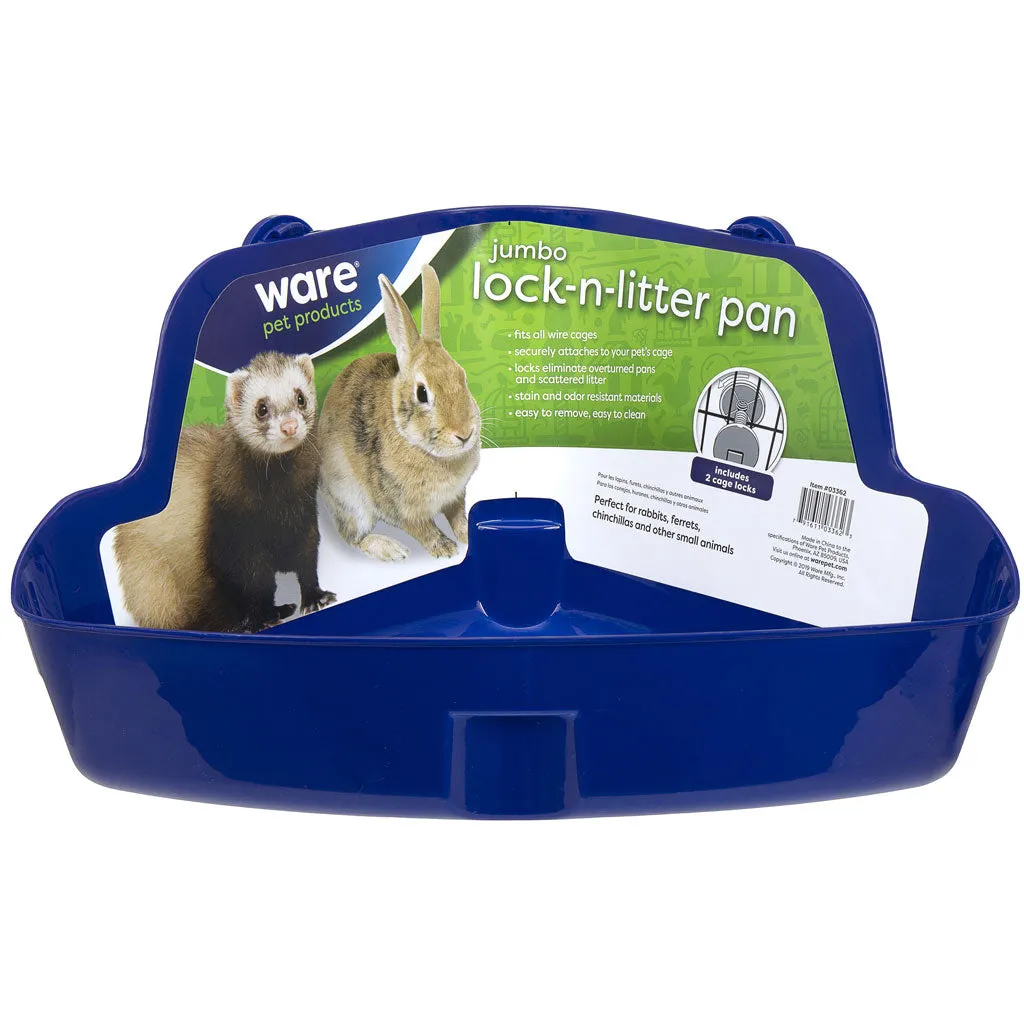 Ware Lock-N-Litter Pan for Small Animals, Color Varies