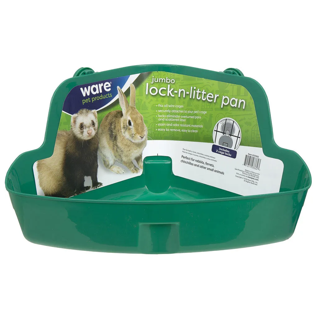 Ware Lock-N-Litter Pan for Small Animals, Color Varies