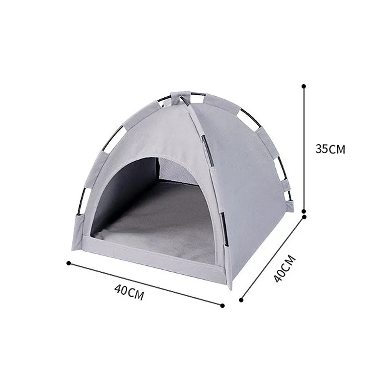 Waterproof Semi-Enclosed Warm and Comfortable Pet Home Cat Tent