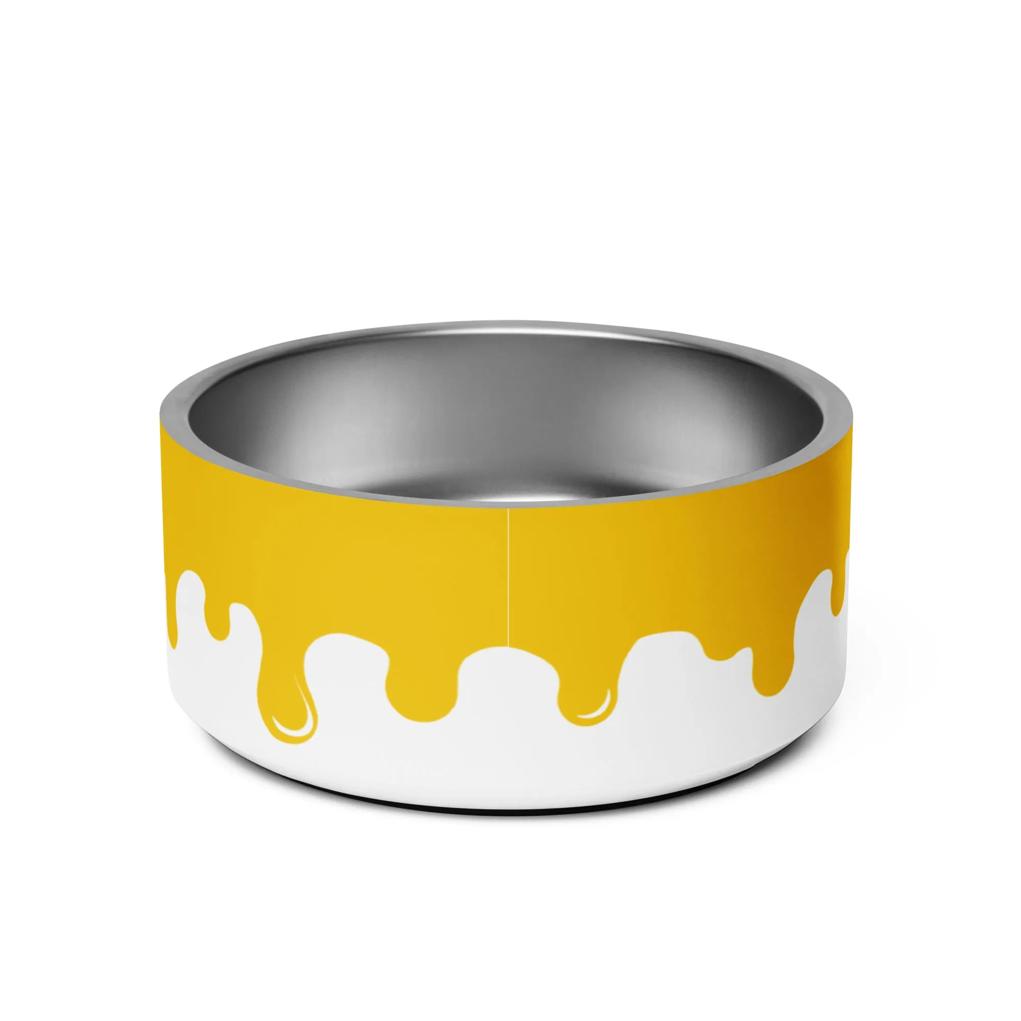 WUFORIA Pawcasso Cheesey Paint Drip 32oz Dog Bowl