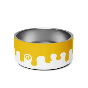 WUFORIA Pawcasso Cheesey Paint Drip 32oz Dog Bowl