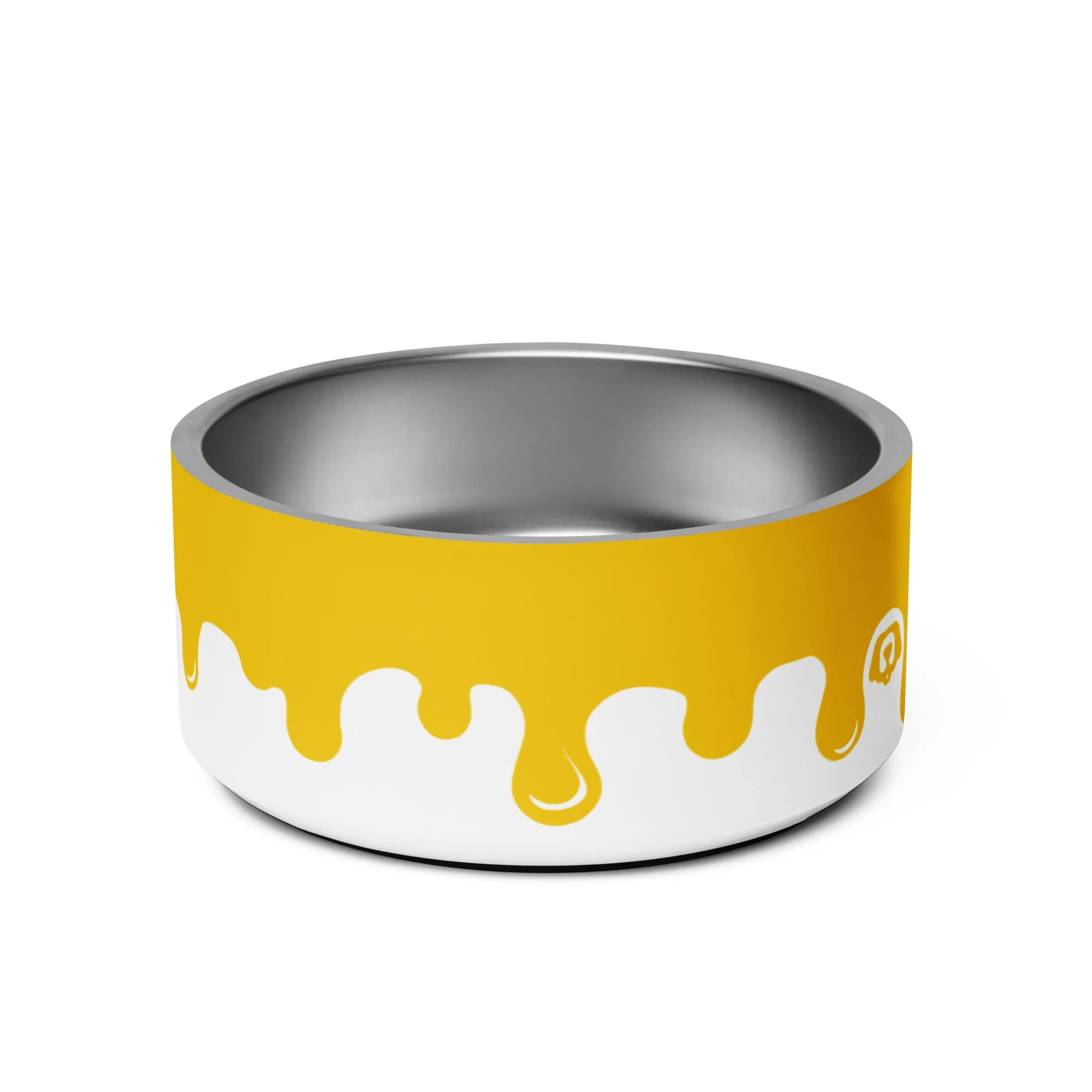 WUFORIA Pawcasso Cheesey Paint Drip 32oz Dog Bowl