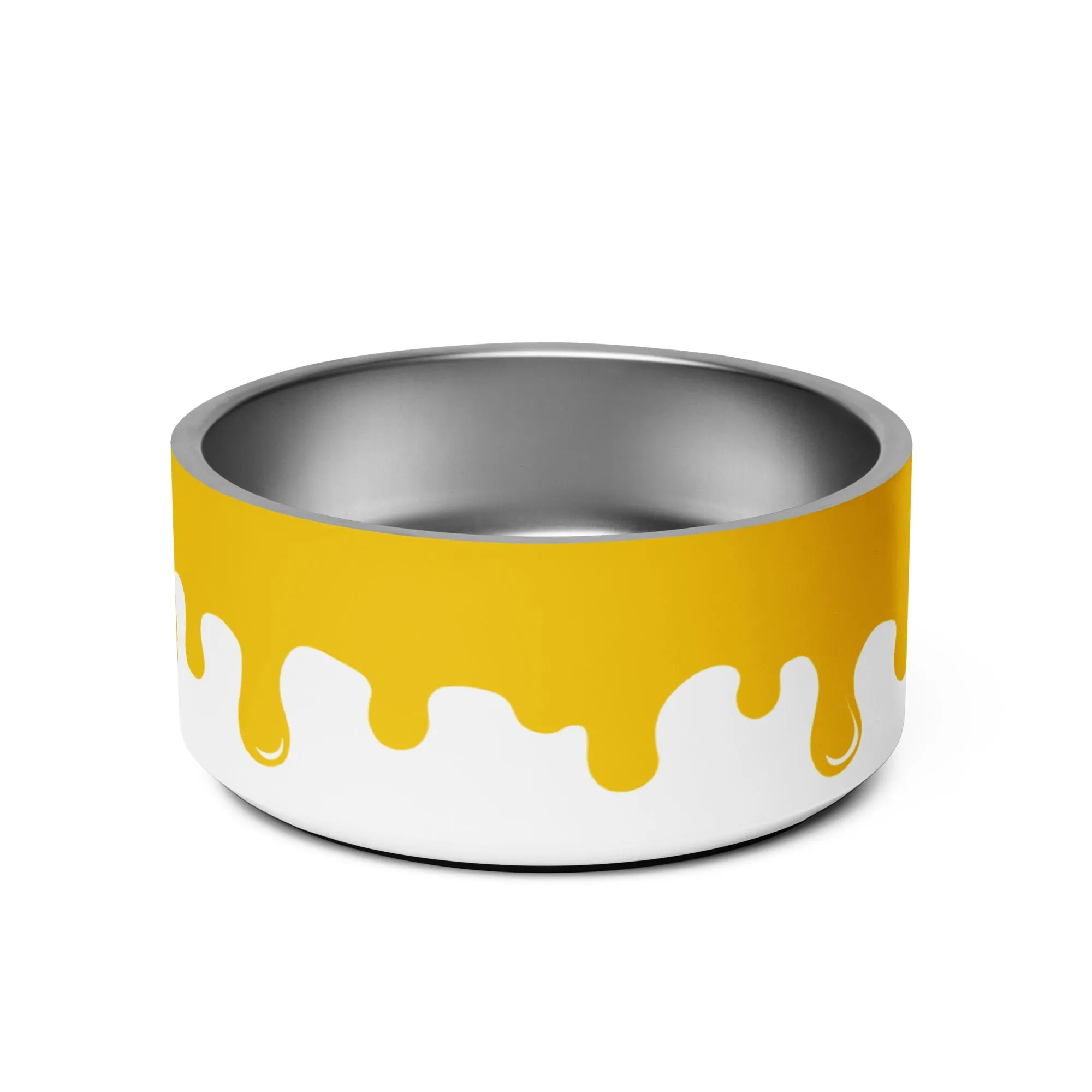 WUFORIA Pawcasso Cheesey Paint Drip 32oz Dog Bowl