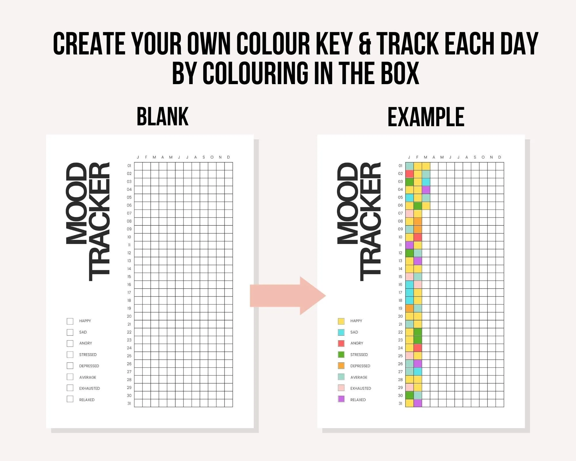 Yearly Mood Tracker