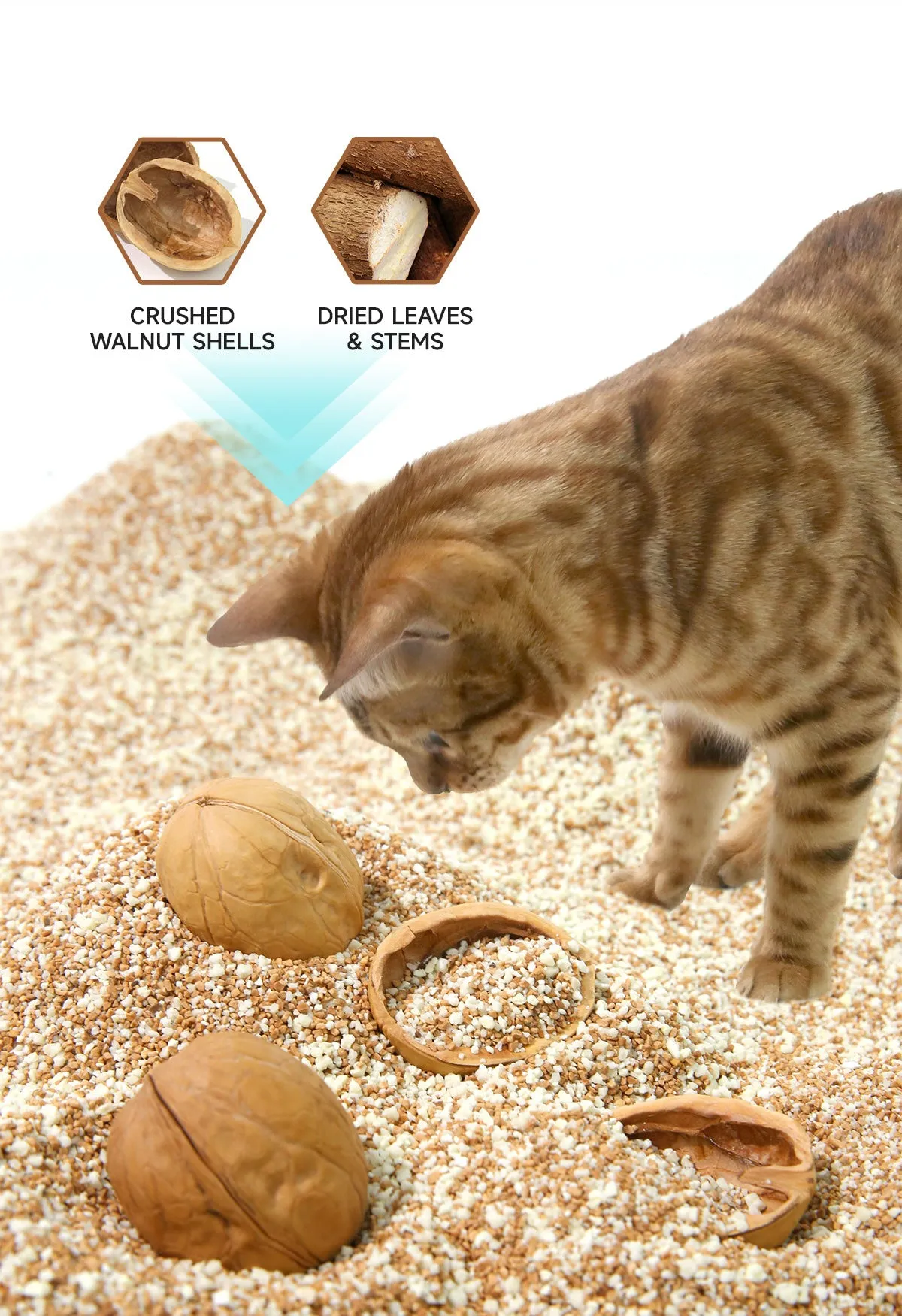 ZODIAC Natural Way Walnut Shell & Cassava Cat Litter